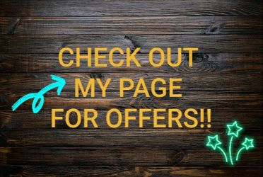 Browse my page for offers