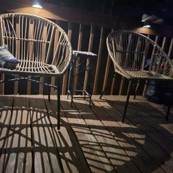 Two Outdoor Chairs