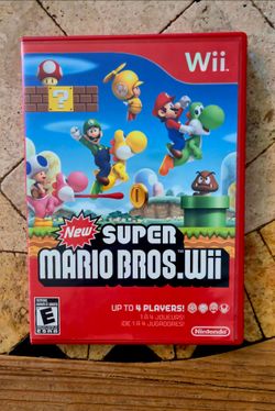 New Super Mario Bros. Nintendo Wii .Complete With Manual