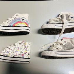 Converse Baby Girl Shoes Size 5
