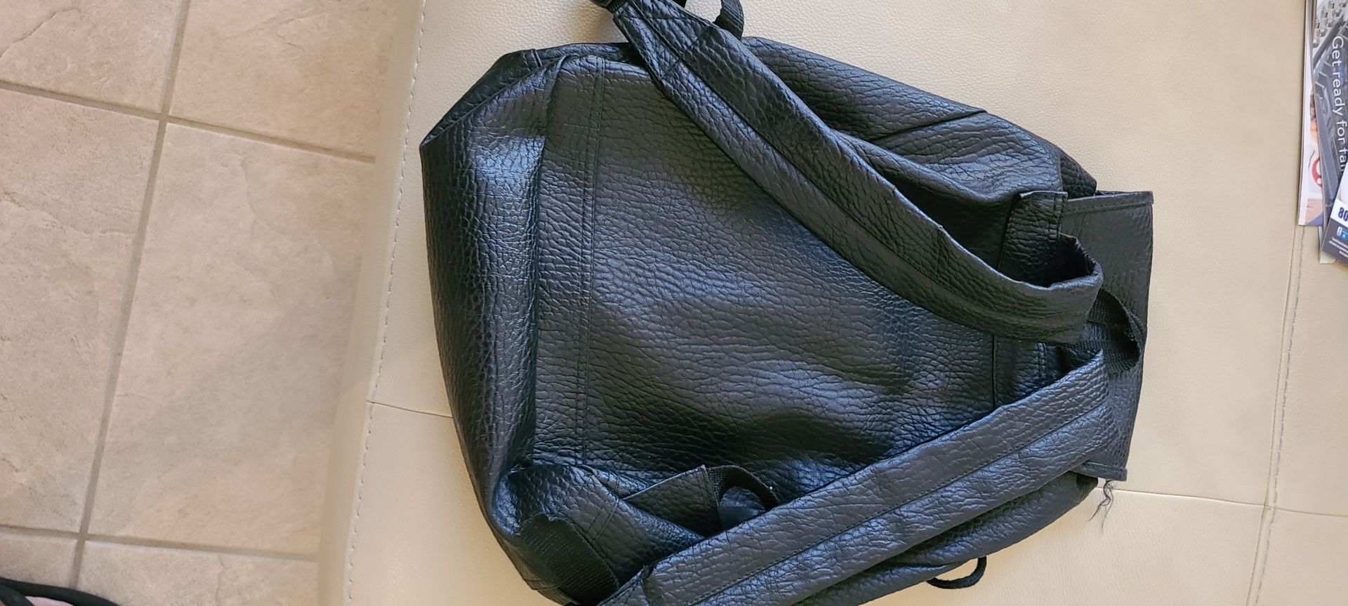 Back Pack, Leather, $14