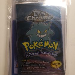Pokemon Topps Chrome Series 2 Booster Pack