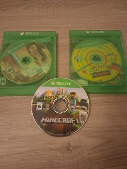 Xbox 1 GTA5-Sonic mania-minecraft edition