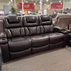 [OM] 🟪 Only $45 initial then take it home 🏡 Brand New Warnerton Power Reclining Sofa/ Loveseat Ans Recliner