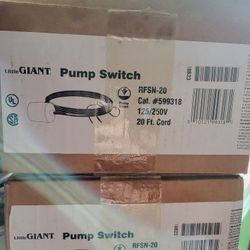 Little Giant Pump Down Float Switch's
