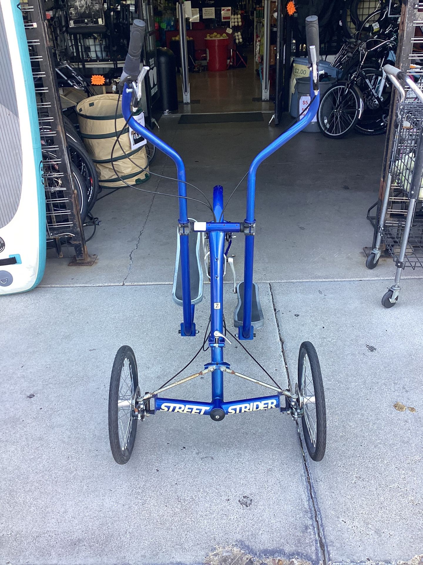 Used Street Strider 7i Elliptical Bicycle (Read Description)