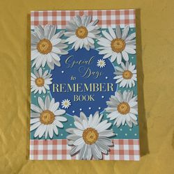 “Special Days To Remember” Book