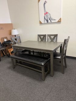 Grey dining set