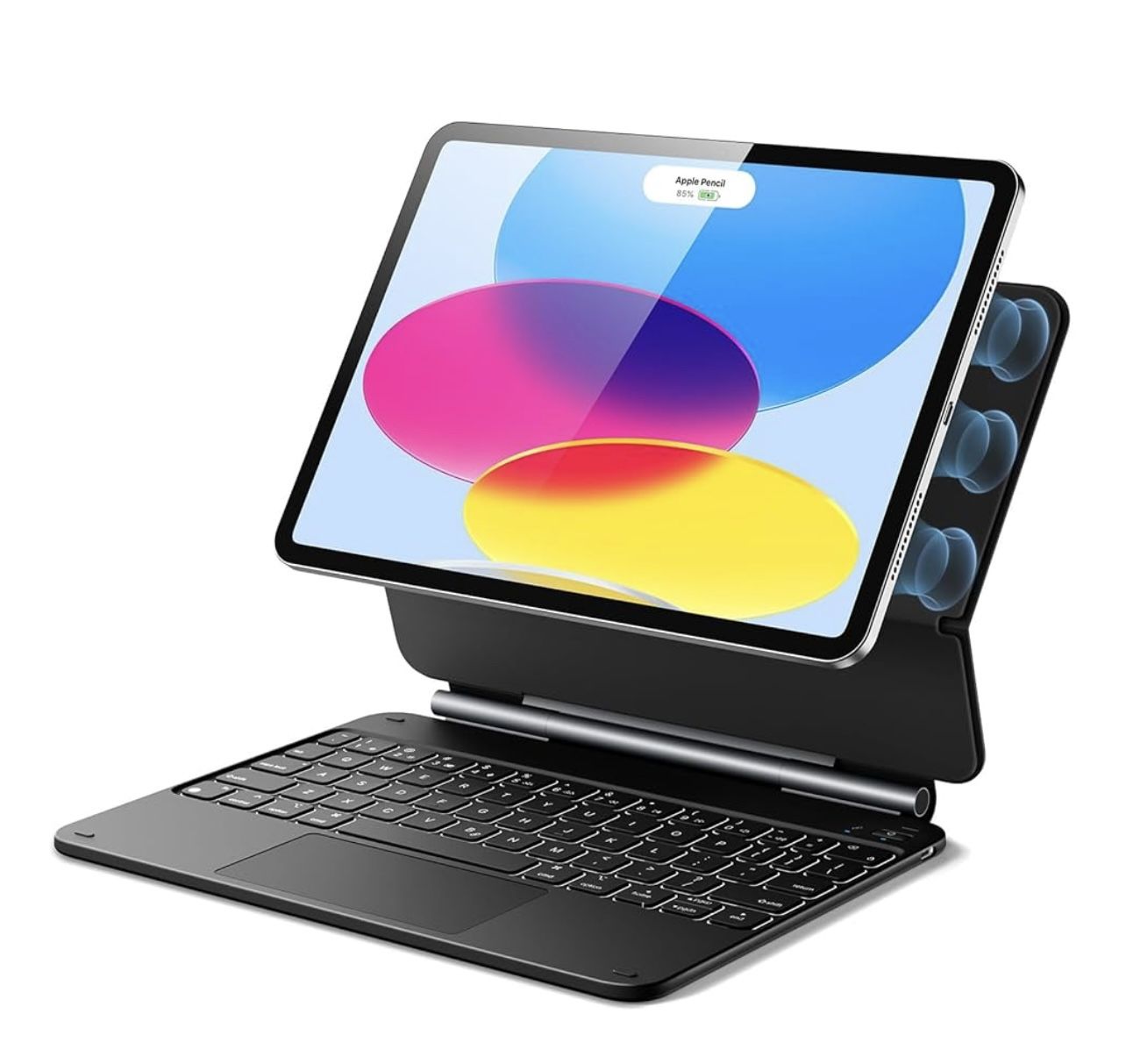 ESR iPad 11th(A16, 2025)/10th Gen Case with Keyboard, Magic Keyboard for iPad 10.9", Case with Floating Cantilever Stand, Springy Backlit Keys, Multi-