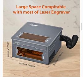ATEZR AS Laser Enclosure for Laser Engraver with Pipe and Exhaust Fan