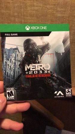Metro 2033 Redux Xbox one Digital Code