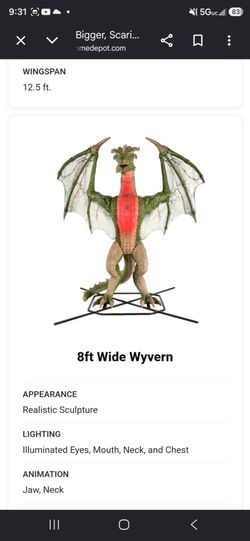 Halloween Animatronics 12.5ft dragon