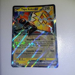 Tapu Koko Pokemon Card