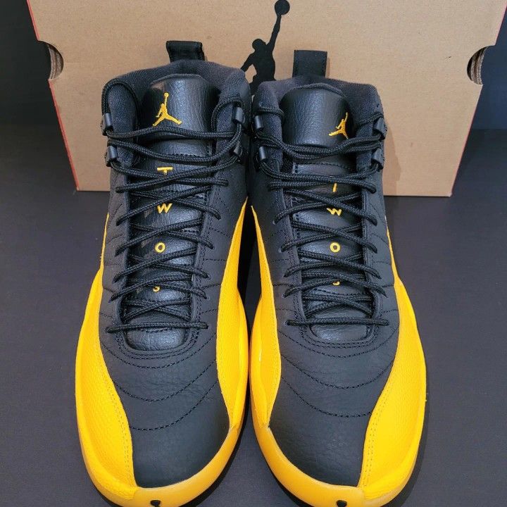 University Gold Jordan Retro 10 Black And Yellow Jordan 12