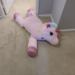 Large stuffed unicorn