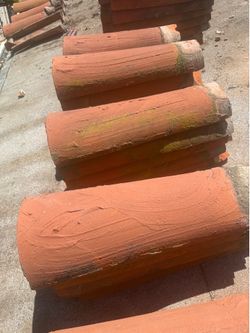 Spanish terracotta roof tiles