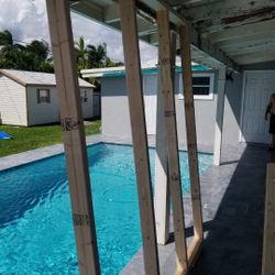 Pool decks and carpentry
