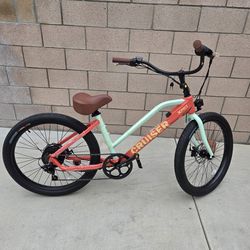 XPRIT Beach Cruiser Electric Bike.