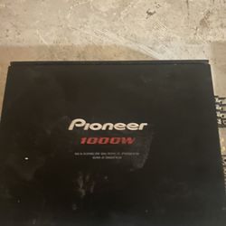 Pioneer 1000 Watt Amp