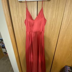 Red prom dress size 9 