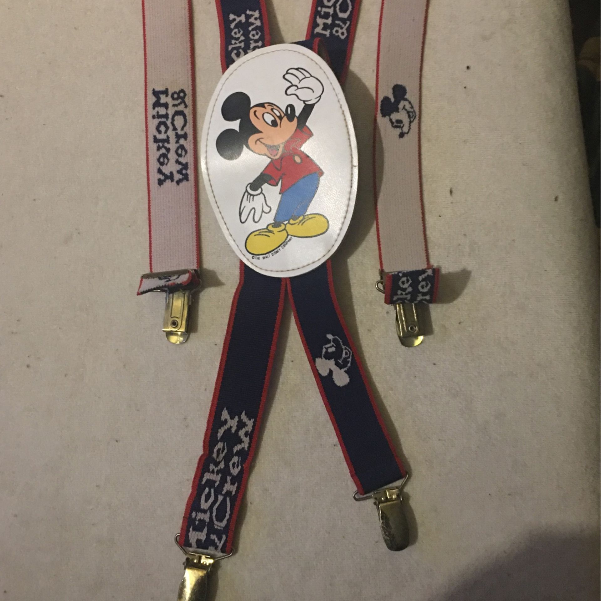 Vintage Mickey Mouse & Crew Suspenders