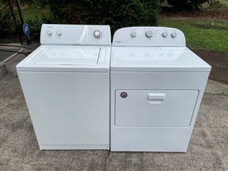 Whirlpool Washer and Dryer