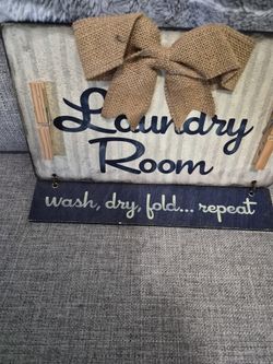 A sign for your laundry room