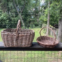 2 Wicker Baskets