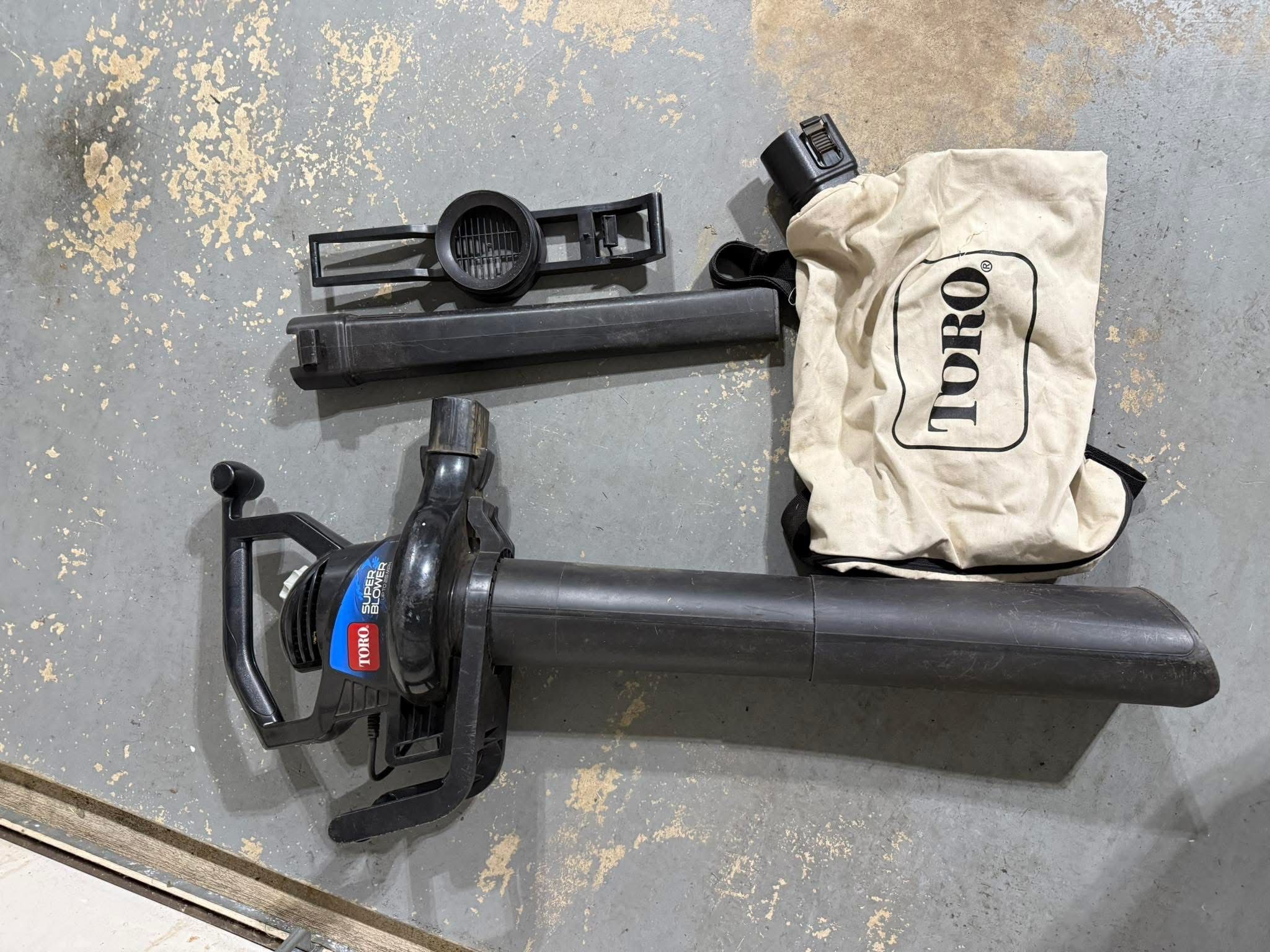 Toro Leaf Blower/Vac – works perfectly!