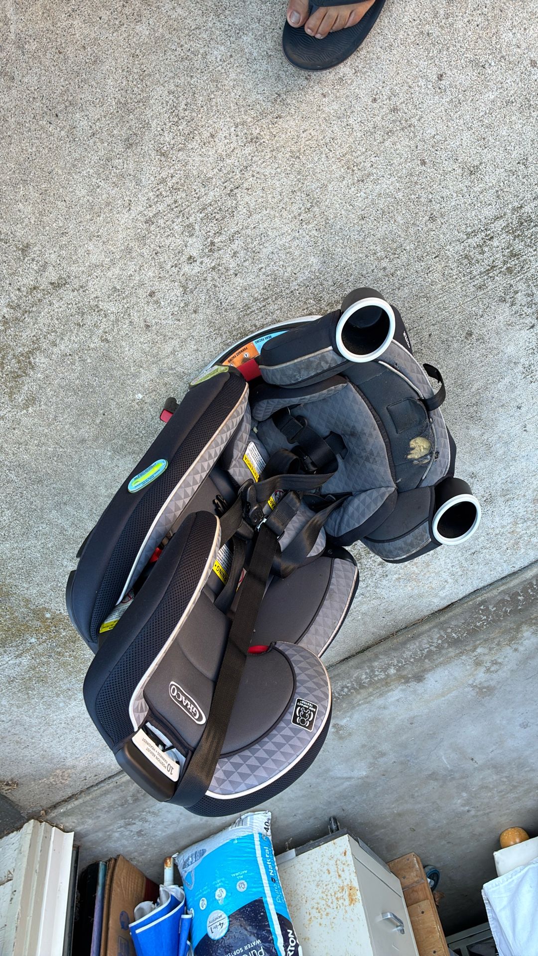 Free Car Seat Good Shape! Corner A Little Peeling! 