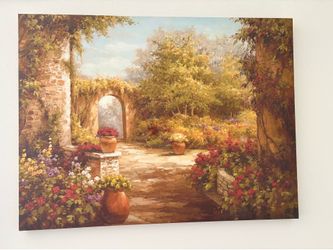 Garden Canvas Painting