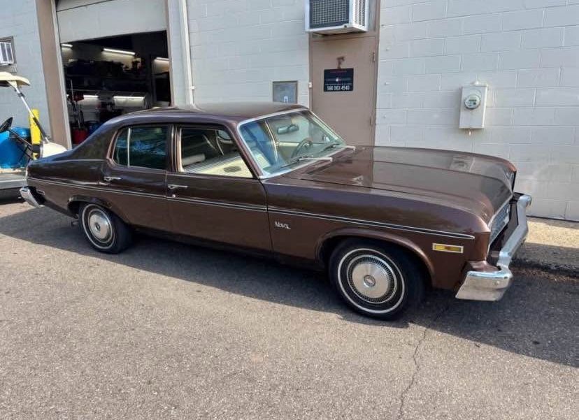 Interested In buying 1973-74 Brown 4 Door Chevy Nova