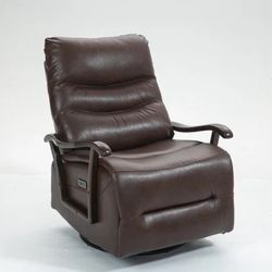 31.5'' Wide Faux Leather Recliner Brown