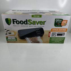 FoodSaver VS1120 Vacuum Sealing System Space Saving Sealer New in Box