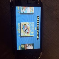 Psp with nintendo games
