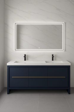 Bathroom vanity 72”