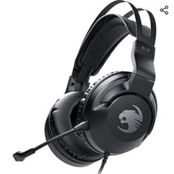 ROCCAT Elo X Stereo PC Gaming Headset, Wired Cross-Platform Headphones for Mac, Xbox Series X|S, Xbox One, PlayStation, and Mobile, Detachable Noise C