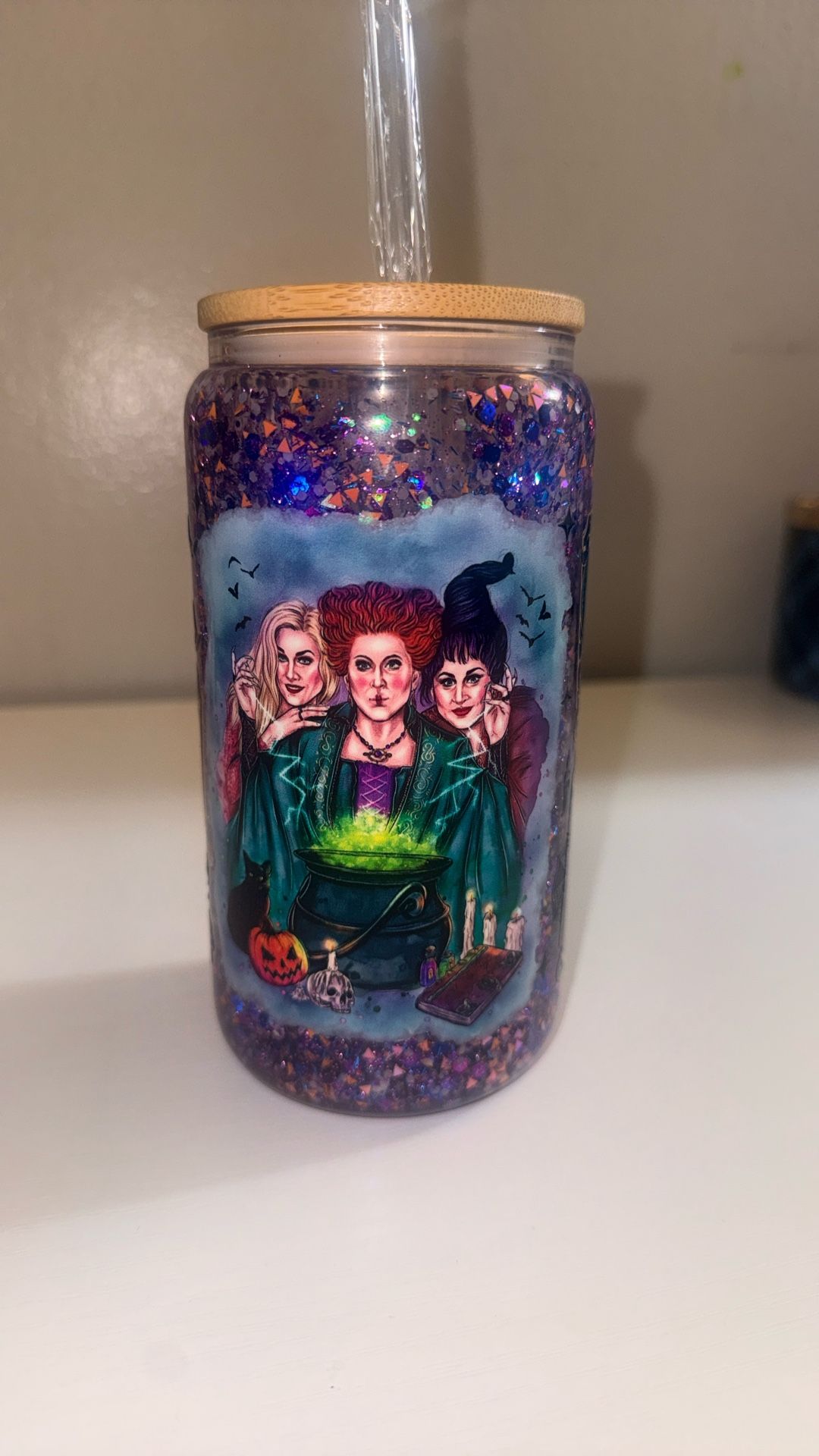 Hocus Pocus snow globe cup