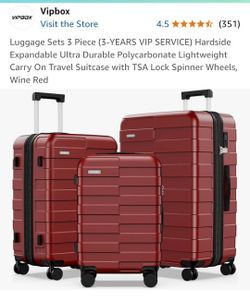 3 Piece Luggage 🧳  Brand New Está Nuevo