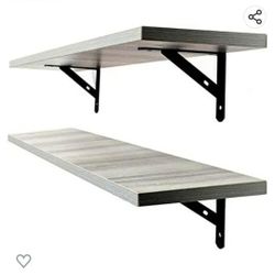 AWX Floating Shelves for Wall Set of 2 ×2