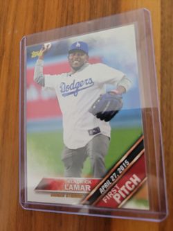 Topps Kendrick Lamar First Pitch