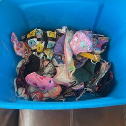 Assorted Girls And Adult Masks.