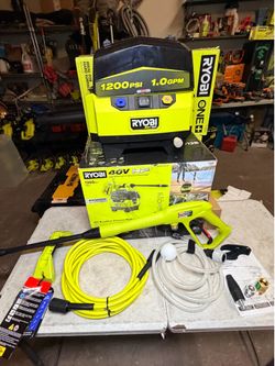 RYOBI TOOL ONLY  40V 1200 PSI 1.0 GPM Cordless Electric Cold Water Pressure Washer NEW $125