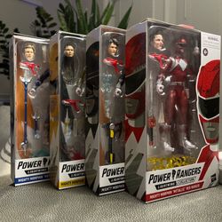Power Rangers Metallic 6 inch Figure Lot $160 OBO