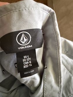 Volcom youth kids dress shirt