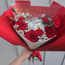 Real Flower Boquets For Valentines Day