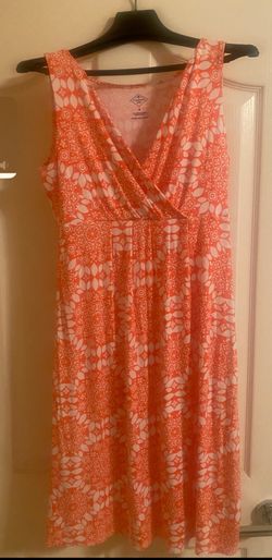 St. John’s Bay Sleeveless Faux-Wrap Dress - Size Medium
