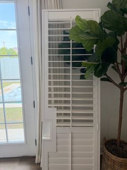 Shutters for French doors white