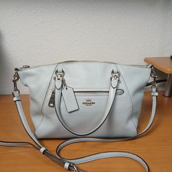Authentic Coach Prairie satchel pebbled leather