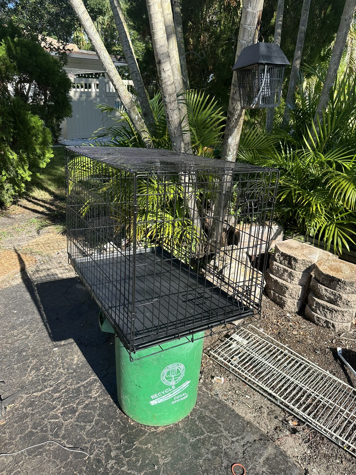Large dog cage